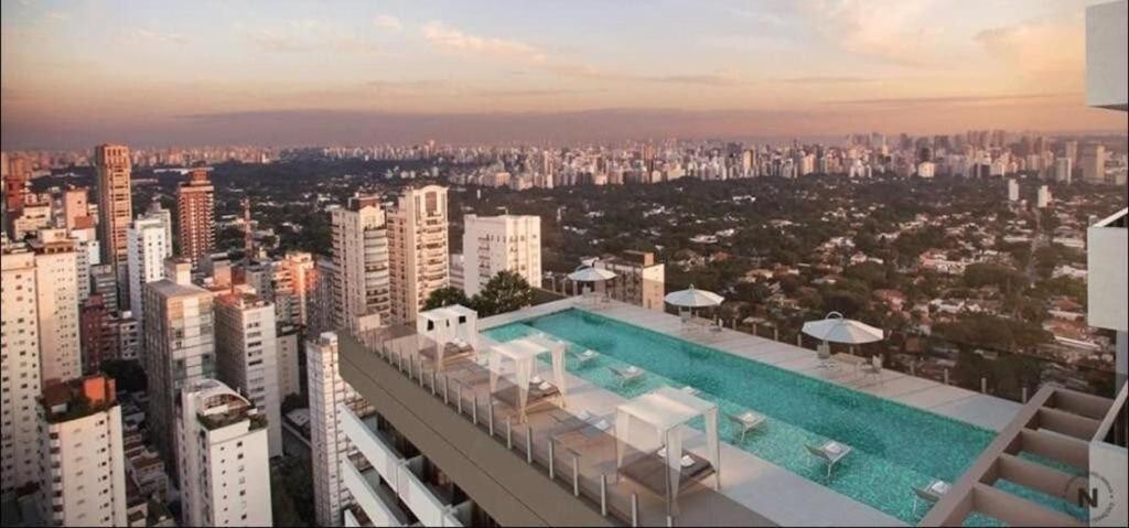 Estudio Com Garagem No Bairro Do Jardins São Paulo Ngoại thất bức ảnh